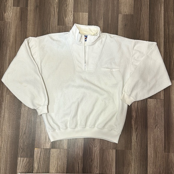 Vintage Greenline International Quarter Zip Pullover Sweater - Picture 1 of 5